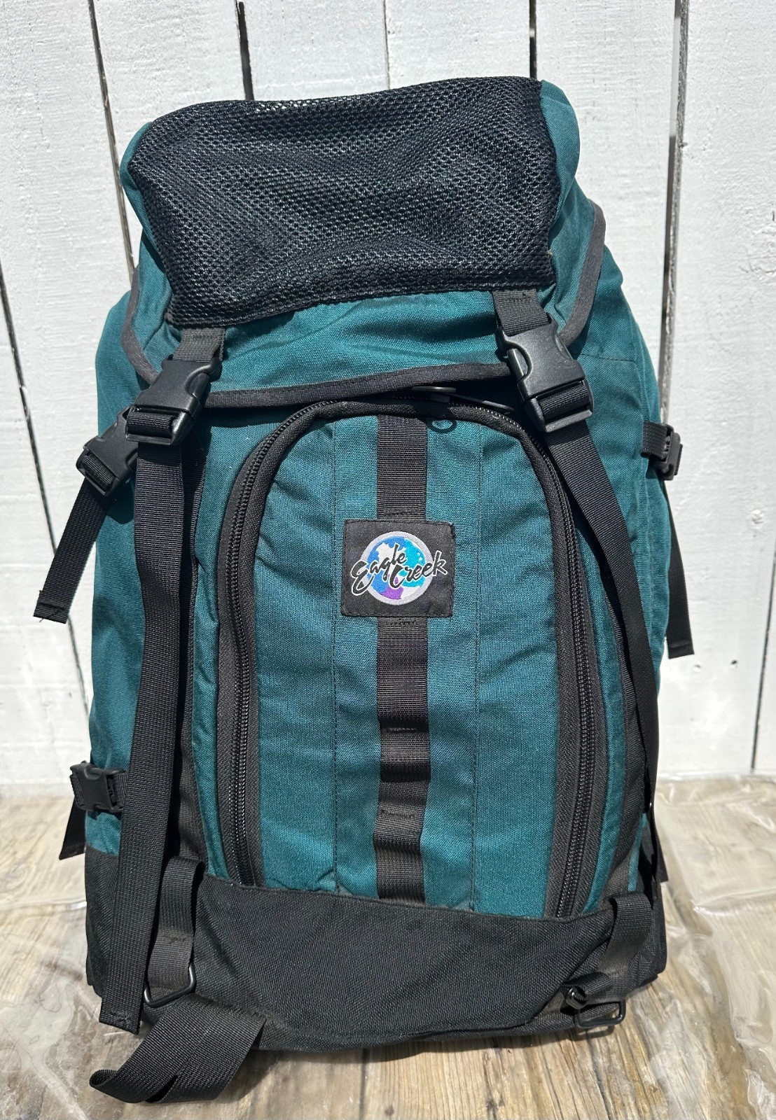 Vtg. 1990's Eagle Creek Backpack  Internal Frame Drawstring Top Load New Unused 2