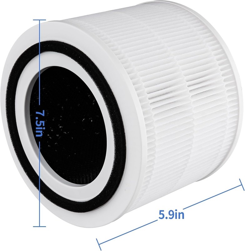 2-Pack Replacement Filters Compatible with Puroair 240 Air Purifier, 3-in-1 gallery