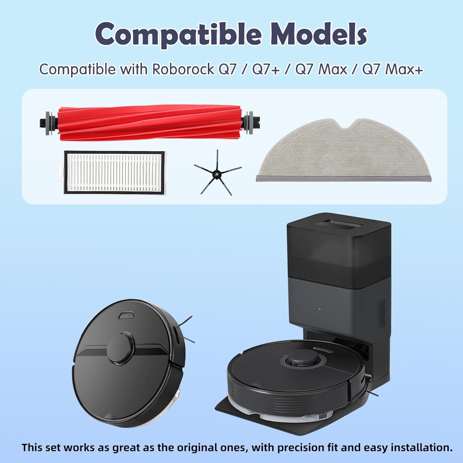 Replacement Parts for Roborock Q7 Q7 Q7 Max Q7 Max Robot Vacuum Q7 M5 2 Main gallery