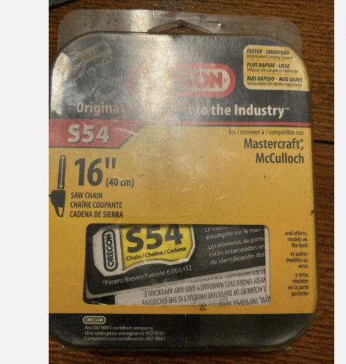 Oregon S54 16 In. Chainsaw Chain gallery