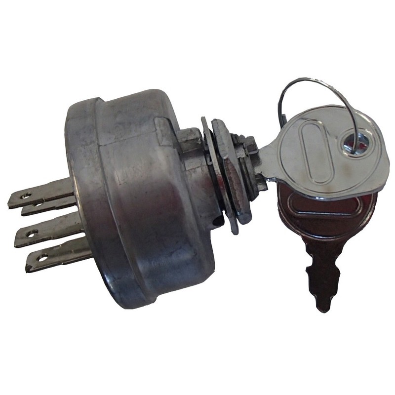 Ignition Key Switch & Keys Fits John Deere 110 112 120 140 200 208 210 212 214 gallery