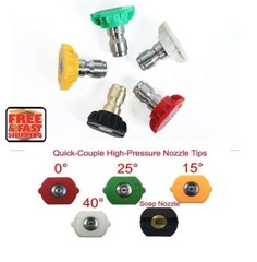 Power Washer Spray Nozzle Replacement Pressure Washing Tip 1/4″ Quick Connect