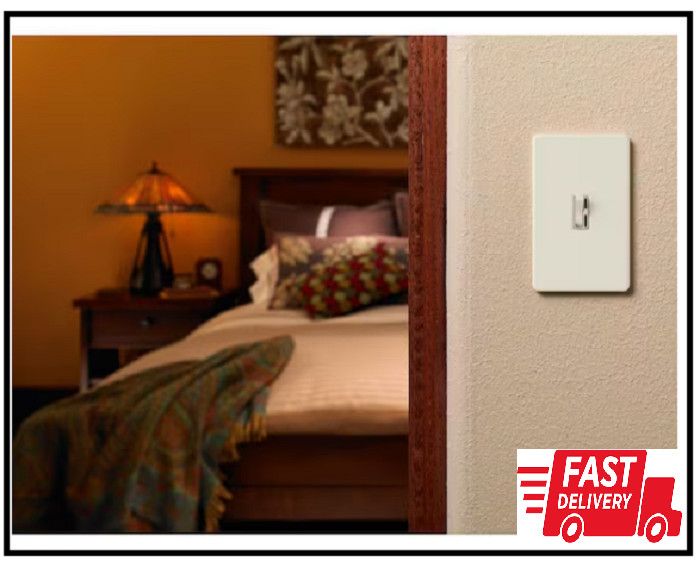 Dimmer Switch Toggler LED Halogen and Incandescent Bulbs Brown 1-Pole Or 3-Way gallery
