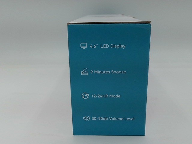 Uscce Small Digital Alarm Clock With USB Port For Charging, 0-100% Adjustable gallery