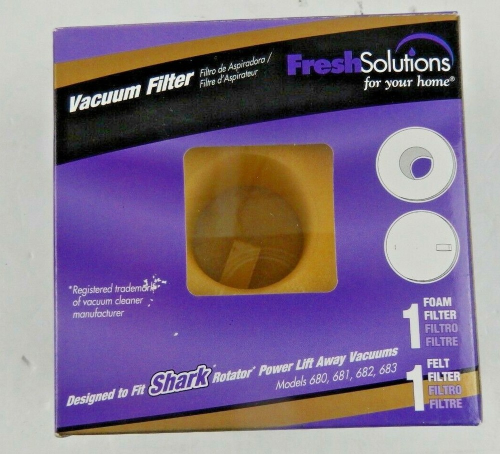 Fresh Solutions Vacuum Filters Kit Shark Rotator Power Lift Away