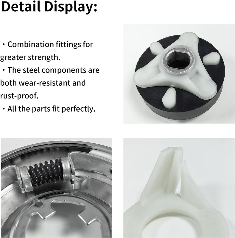 Washer Clutch Kit Motor Coupling Agitator Dogs Set Replaces Whirlpool Parts gallery