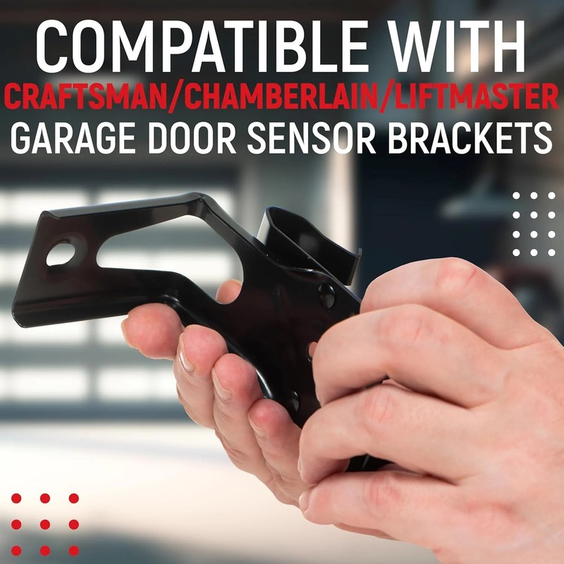 2 Pcs Garage Door Opener Sensor Brackets, 41A5034 Safety Sensor Kit Brackets, Do gallery