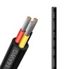 14 Gauge 3 Conductor Electrical Wire, 16.5FT 2464 14AWG 3 Wire 16.5 FT, Black gallery