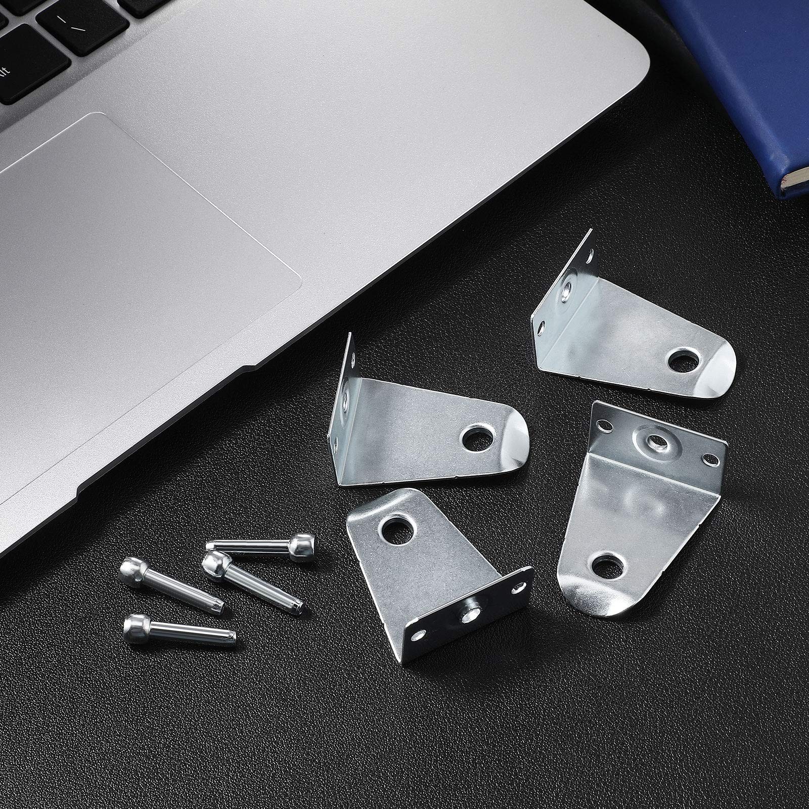 4 Pcs Metal Blind Hold Down Brackets Bottom Rail Holder Replacements gallery