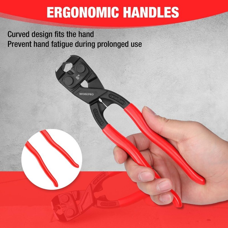 WORKPRO 8 Inch Nail Puller Plier High Leverage Cutting Pliers with Gripping Jaws gallery