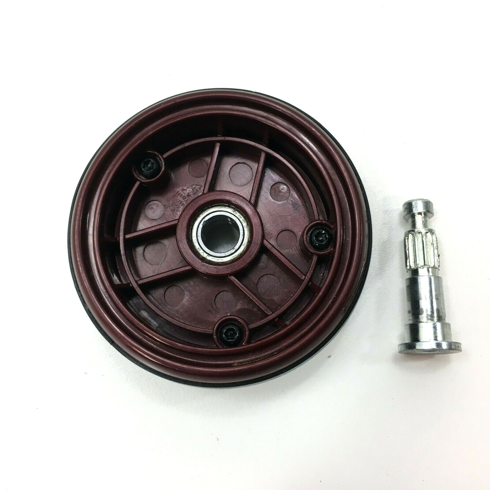 Shark NV800W NV801 NV803 LEFT or RIGHT WHEEL Assembly W/ PIN Genuine OEM Part gallery