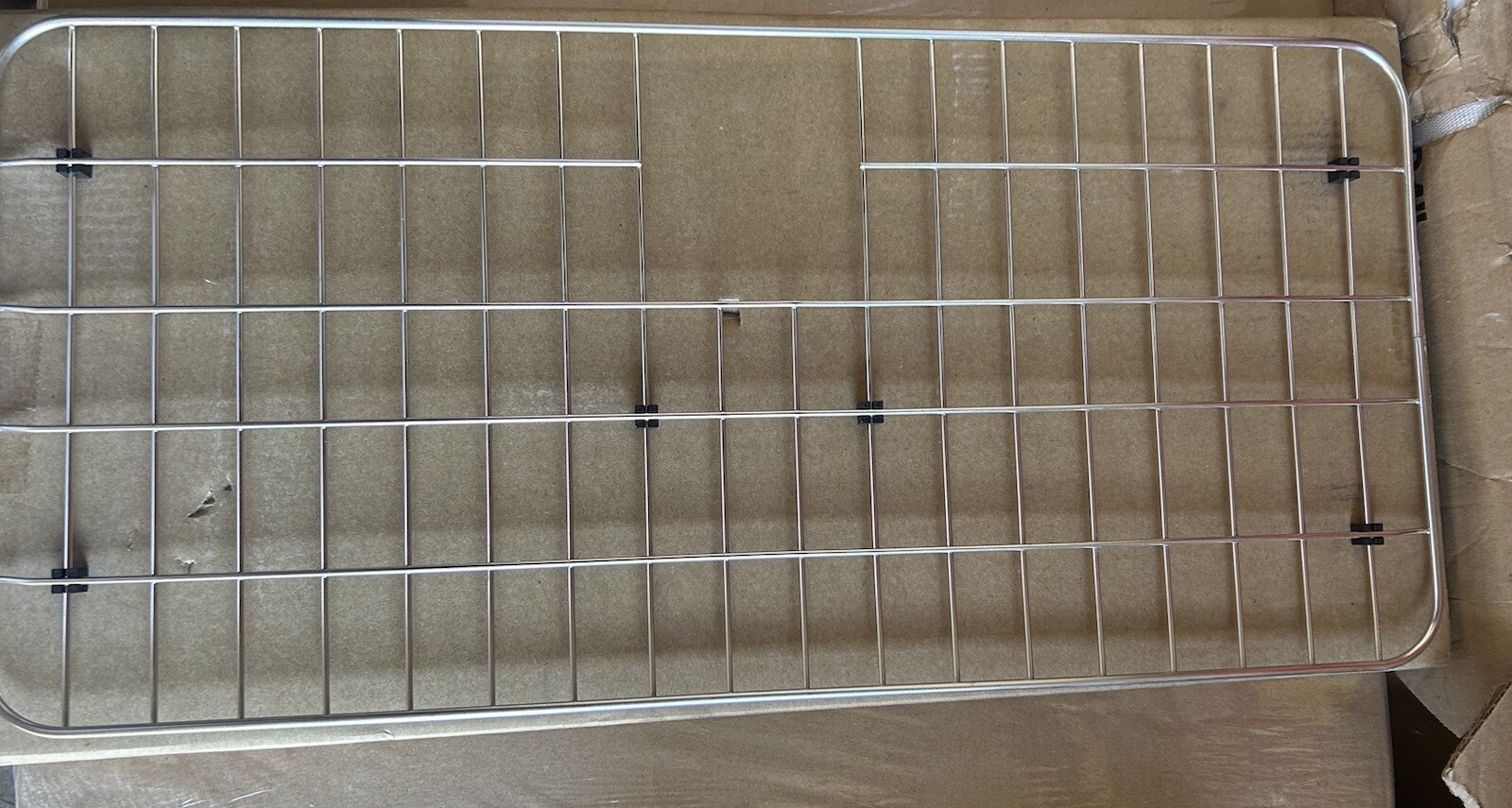 Stainless Steel Sink Grid and Protectors for Bottom of Kitchen Sink, 26" x 12” gallery