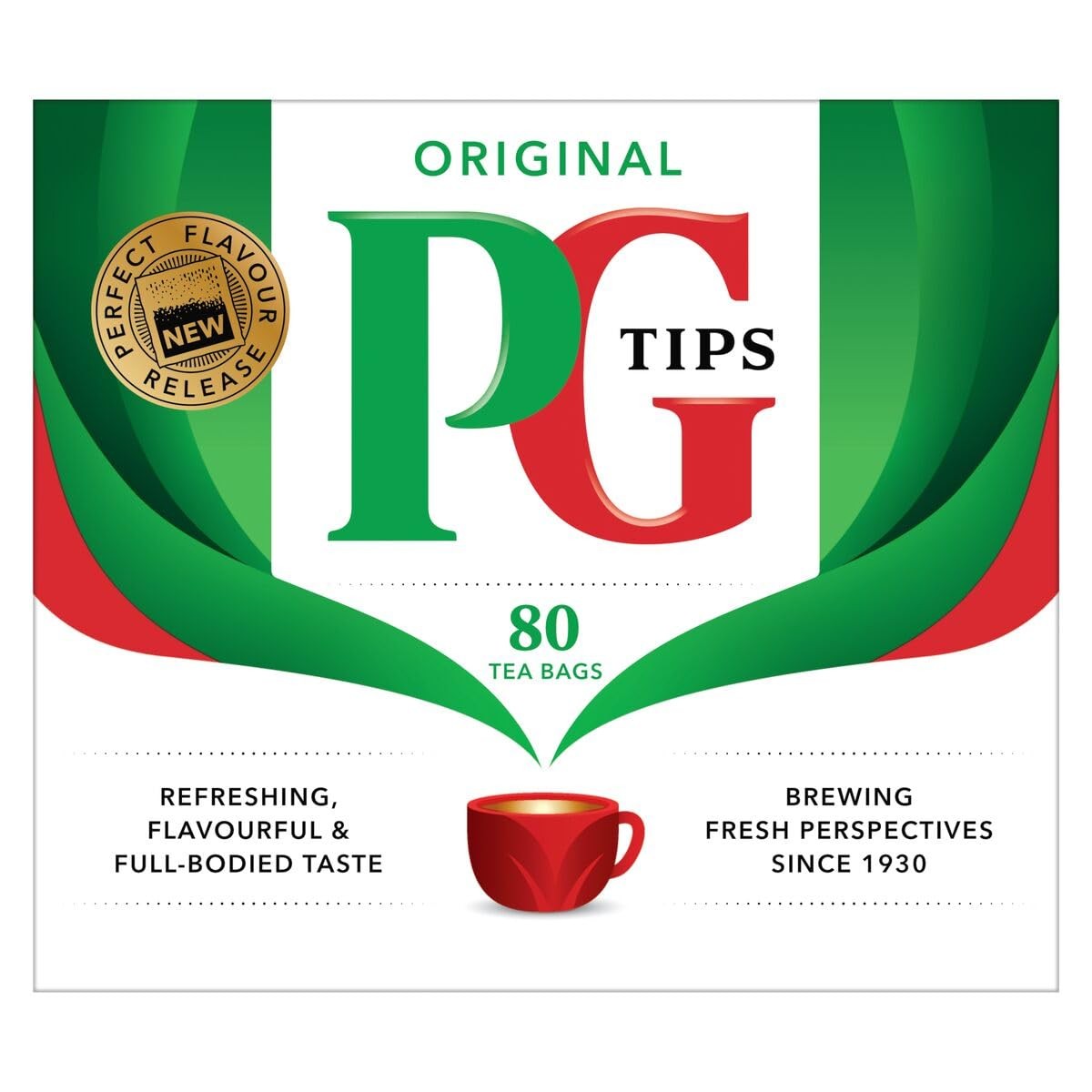 PG Tips Premium Black Tea, Pyramid Bags, 80 ct gallery