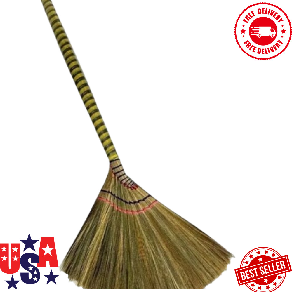 One Vietnamese Soft Fan (Straw) Broom – 40 Inch Traditional Handcrafted gallery