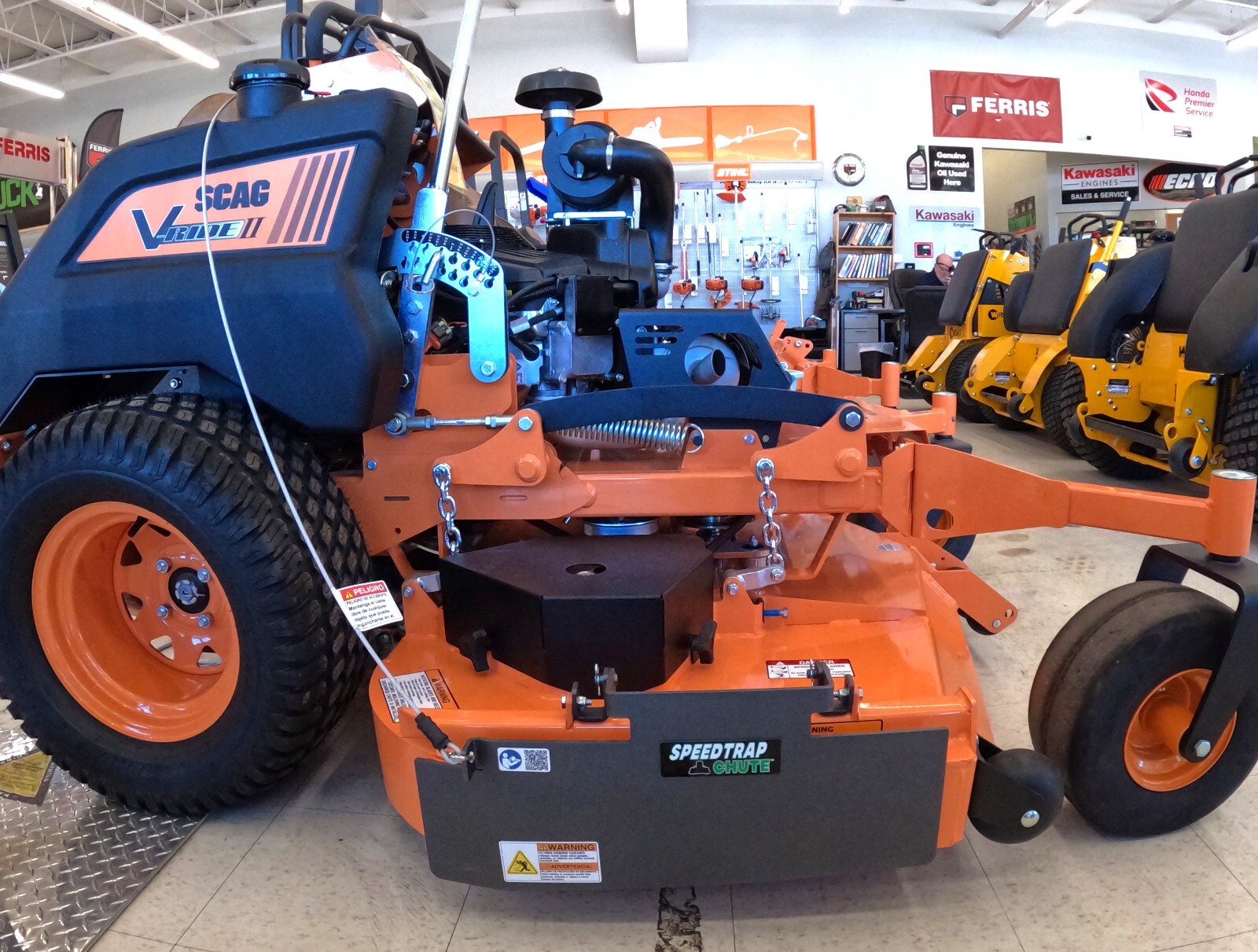 Speedtrap® Chute Blocker Scag® V-Ride II™ 48”, 52" & 61" Mowers (2min install! gallery