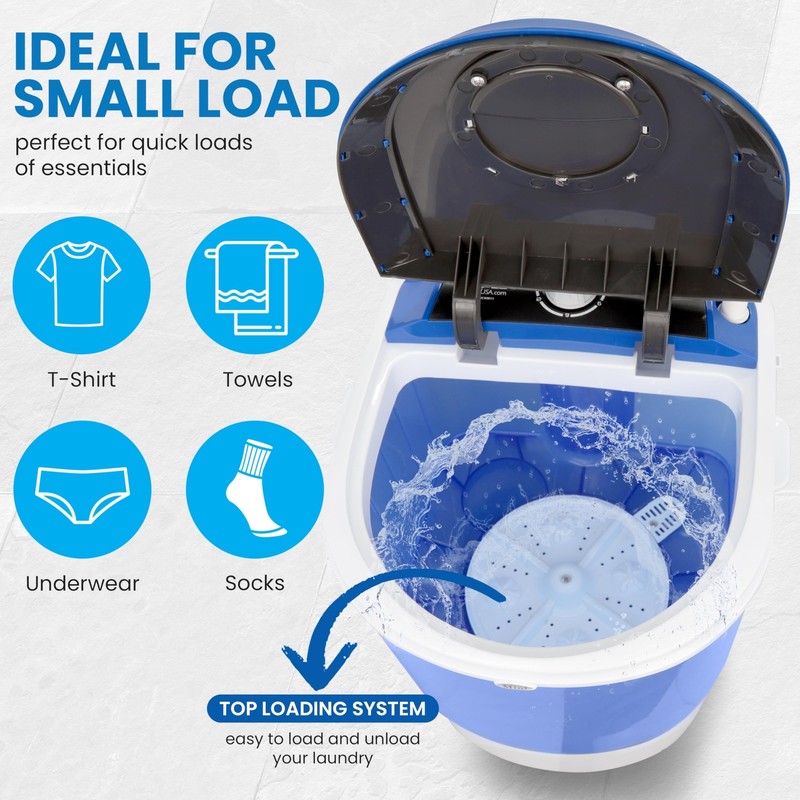 Pyle Upgraded Version Portable Washer Top Loader Portable Laundry ini Washing gallery