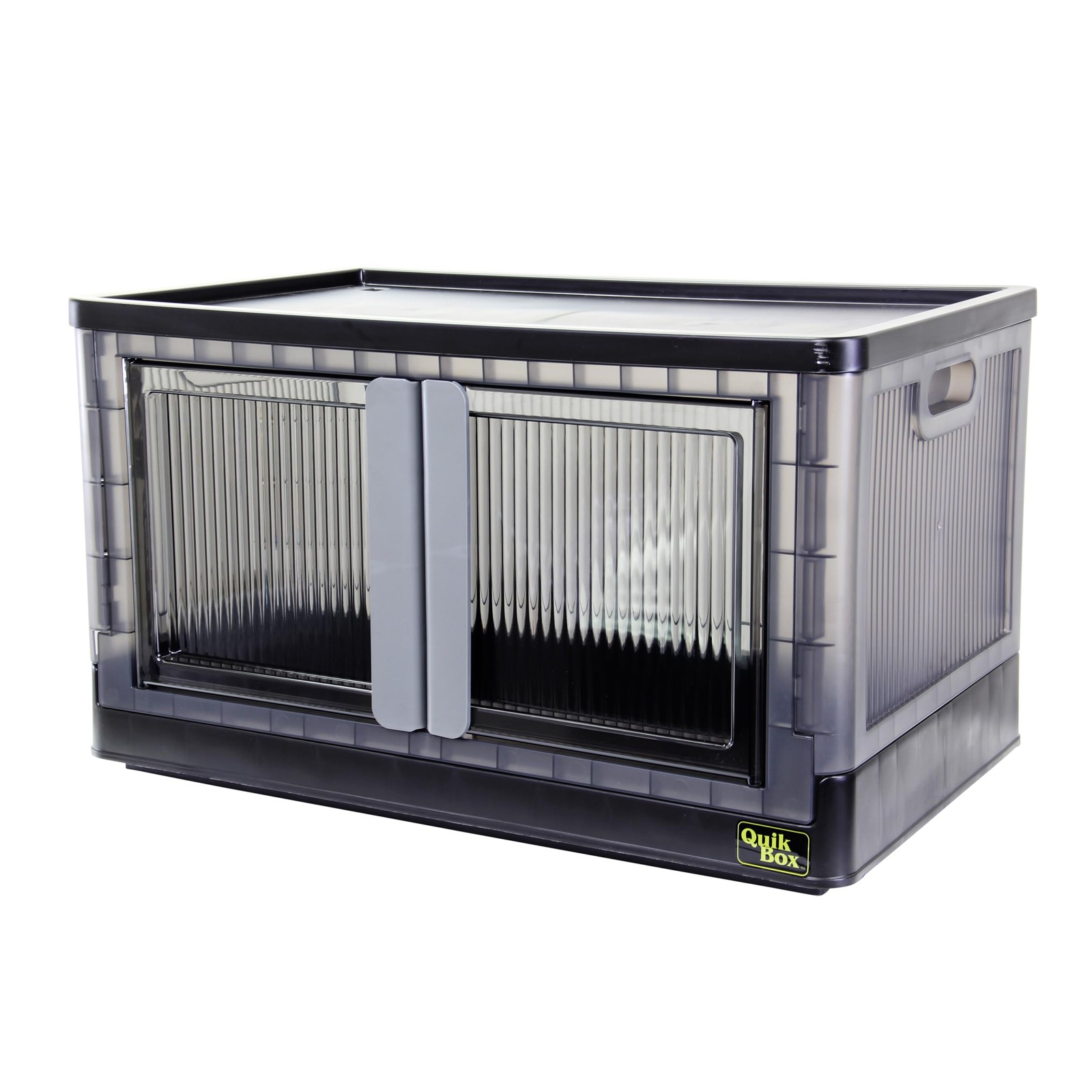 Dbest Products Quik - 19 Gallon Stackable Storage Bins Doors Collapsible gallery