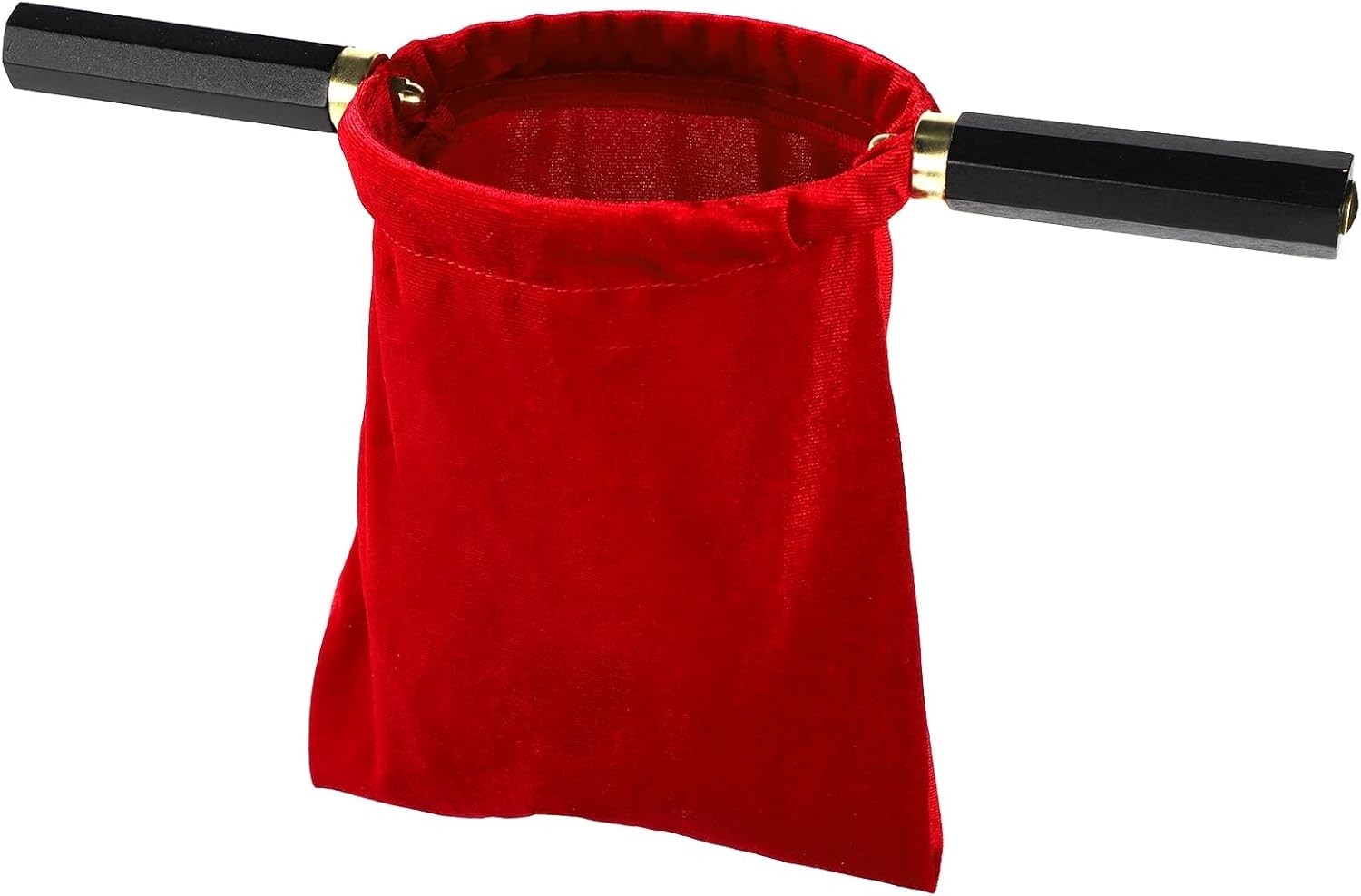 Church Tithe Offering Bags with Wooden Handles Offering Baskets Red gallery