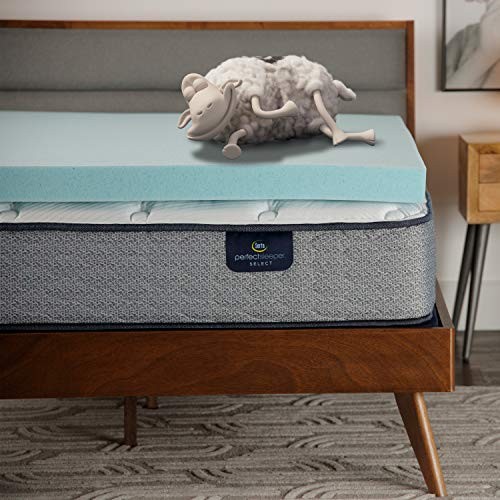 ThermaGel Cooling, Pressure-Relieving Memory Foam Queen 79"x59" 3 Inch gallery