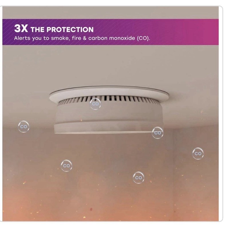 Universal Security Instruments 3-in-1 Smoke, Fire & Carbon Monoxide Alarm 2-Pack gallery