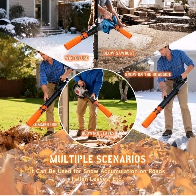 2 Pack Leaf Blower Air Booster, Universal High-Speed Cyclone Nozzle... gallery