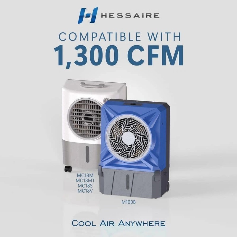 Hessaire Evaporative Cooler Replacement Media Pads Corrugated Construction 2 Pak gallery