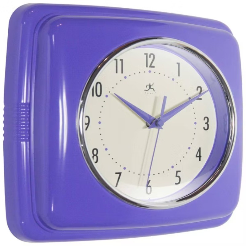 9.25" Square Retro Wall Clock gallery