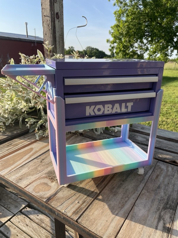 Kobalt Mini Toolbox Cart & Side Tray Custom Base Mini Tool Cart only NO TOOLBOX gallery