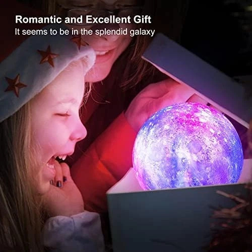 3D LED Planetary Lamp - 16 Colors, Adjustable Brightness, ETC. gallery