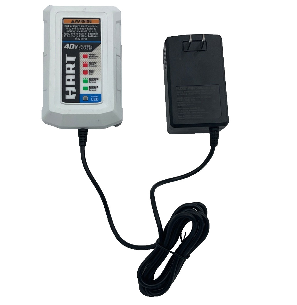 Hart 40 Volt (40V) Rapid Fast Lithium Ion Battery Charger Kit Wall Non Retail gallery