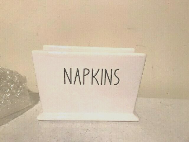 Napkin Holder in white ceramic gallery