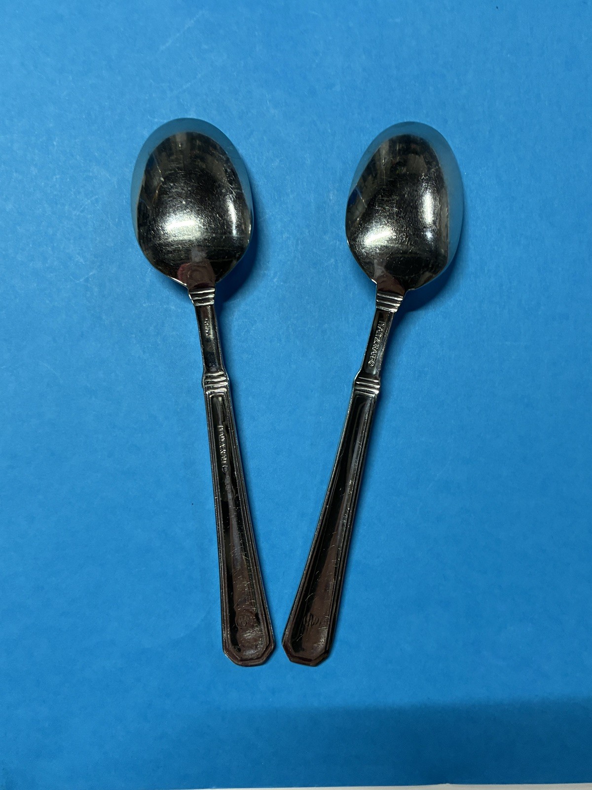 Pfaltzgraff PROVIDENCE GLOSSY Teaspoons (Set of 2) China Stainless 6" gallery
