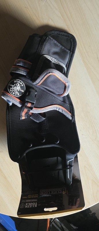 Klein Tools Click Lock Modular Tool Pouch Medium Black/Gray/Orange gallery