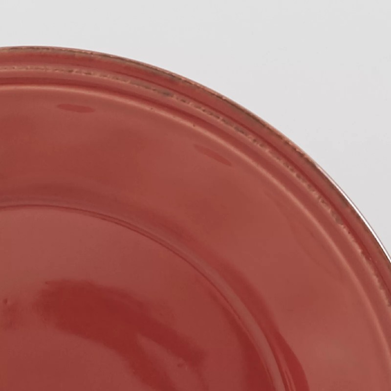 Dinnerware Set Red Stoneware Round 16 Piece Dinner Plate Bowl Mug Family Service gallery