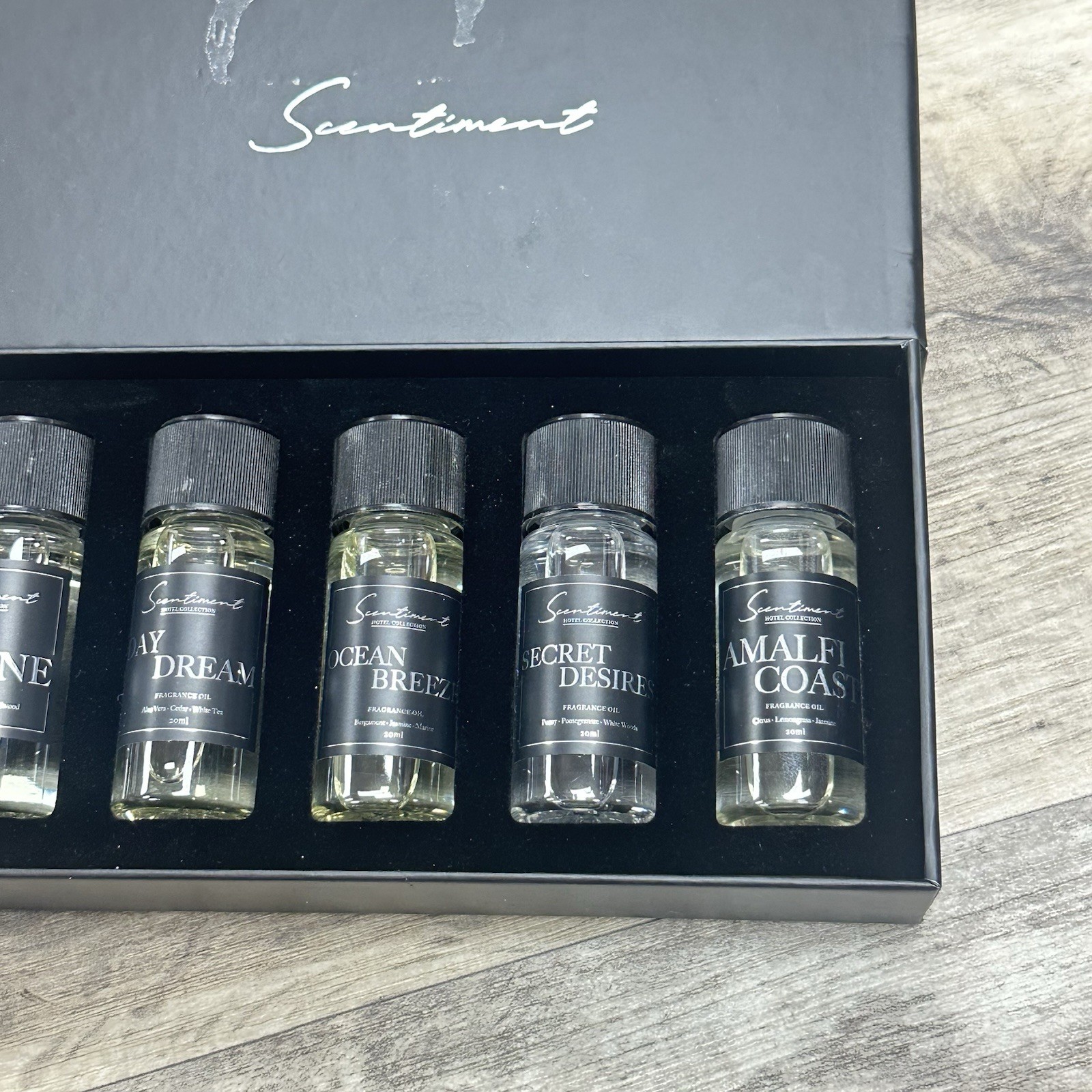 Scentiment Hotel Collection Diffuser Oil Discovery Set - 5 Scents - Open Box gallery