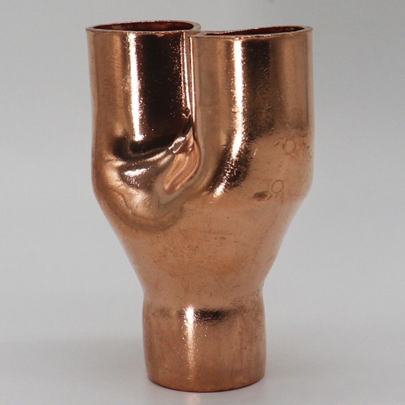 Tee Y Type Copper Fitting Welding Joint Split Union Intersection 6.35mm~54mm gallery