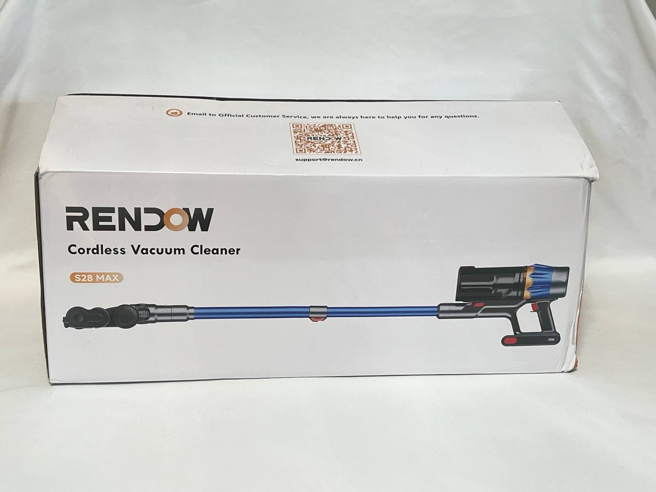 Rendow S28 MAX Cordless Stick Bagless Vacuum Cleaner Blue/Orange gallery