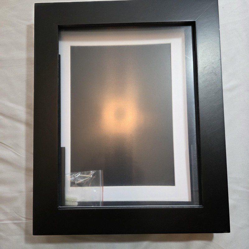 Black Deep Picture Frame Shadow Box 11 X 15 Wall Mounted MDF Contemporary Decor gallery