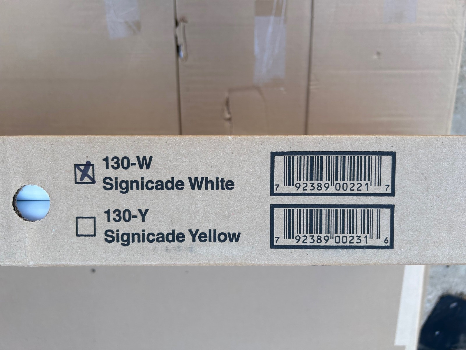 Signicade Plastic Sandwich Board 130-W White BillBoard 2 x 4 Folding Double Side gallery