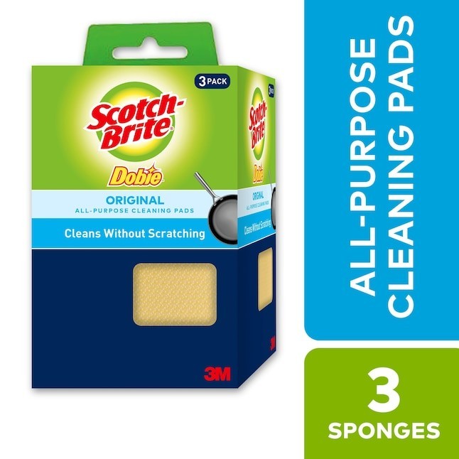 Scotch-Brite Dobie All-Purpose Polyurethane Cleaning pad 3 -Pack gallery