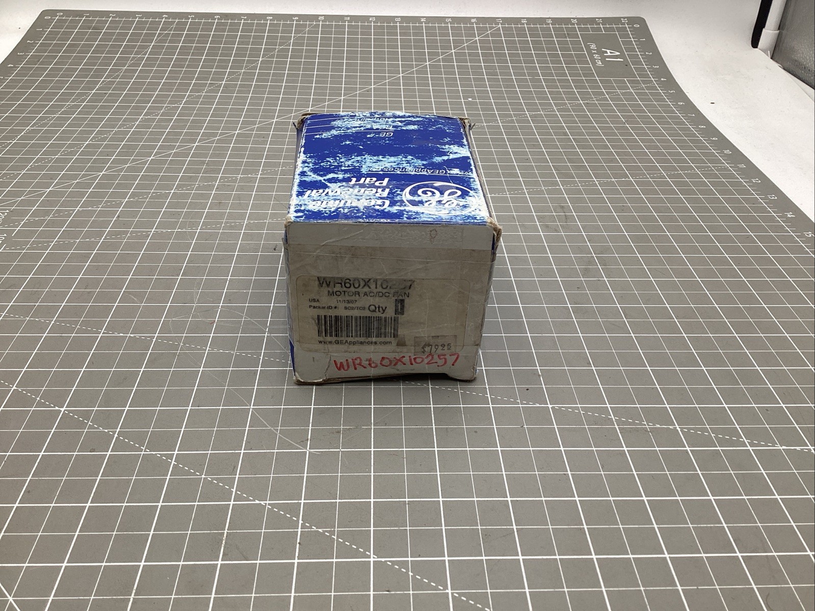 WR60X10257--Evaporator Fan Motor Compatible with GE Refrigerator gallery