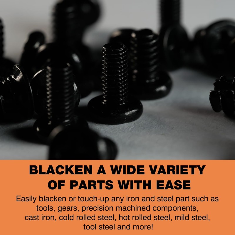 Black Oxide Coating Kit - Black Oxide Solution, Versatile Blackening Solution... gallery