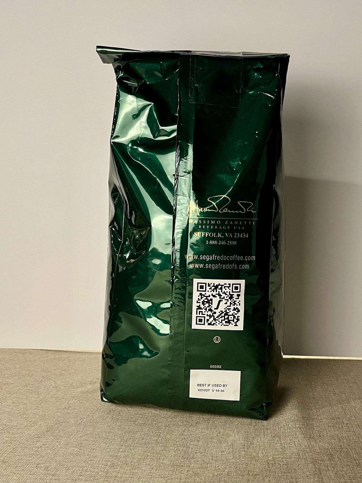 Segafredo Zanetti Mild Whole Bean Coffee 1 Kg 2.2 Lb BB 2/12/27 gallery
