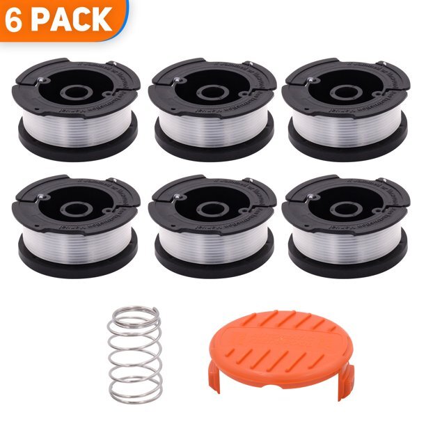 BLACK+DECKER AF100 Replacement String Trimmer Line Spool Weed Eater Edger-6PK gallery