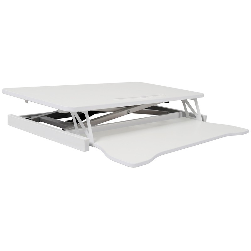 31.5" Height Adjustable Standing Desk Sit to Stand Riser Converter Workstation gallery