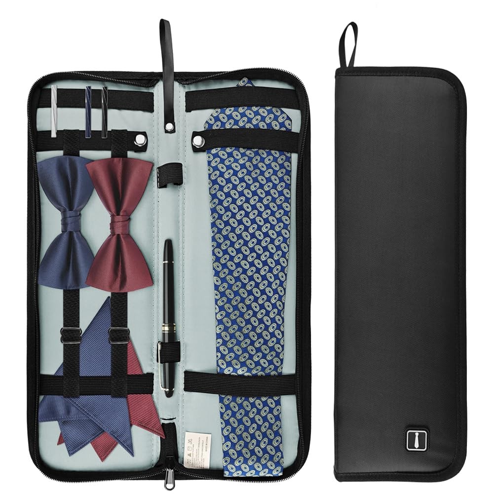 Tie Travel Case Men's Necktie Gift Rectangle Shape Anti-Storage Business Gift... gallery