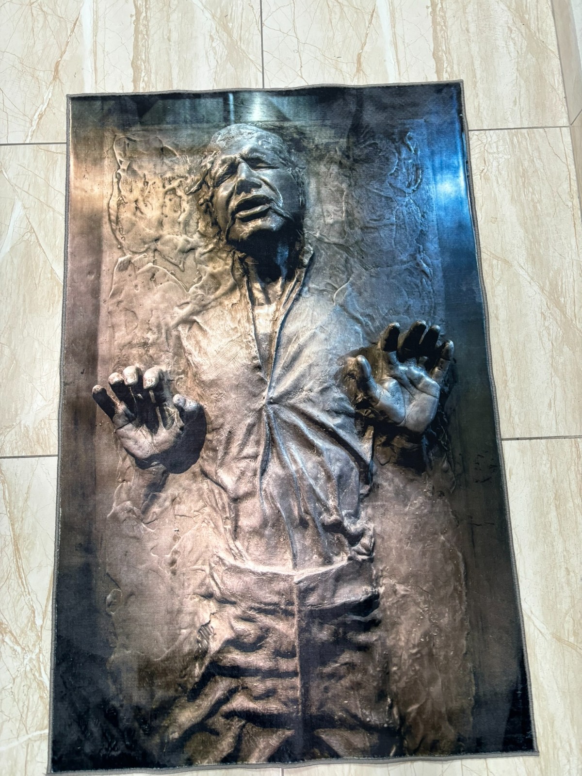 3D Looking Han Solo Area Rug, No Import Fees – Seller Pays Tariffs gallery