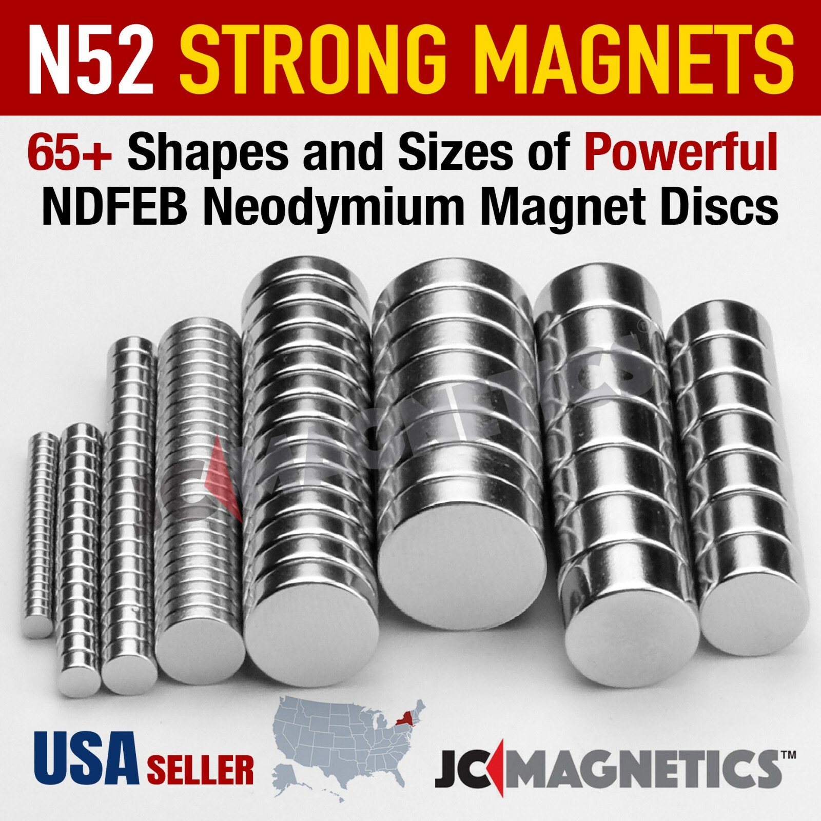 Super Strong N52 Rare Earth Round Neodymium Magnet Disc Thin Tiny Small Large gallery