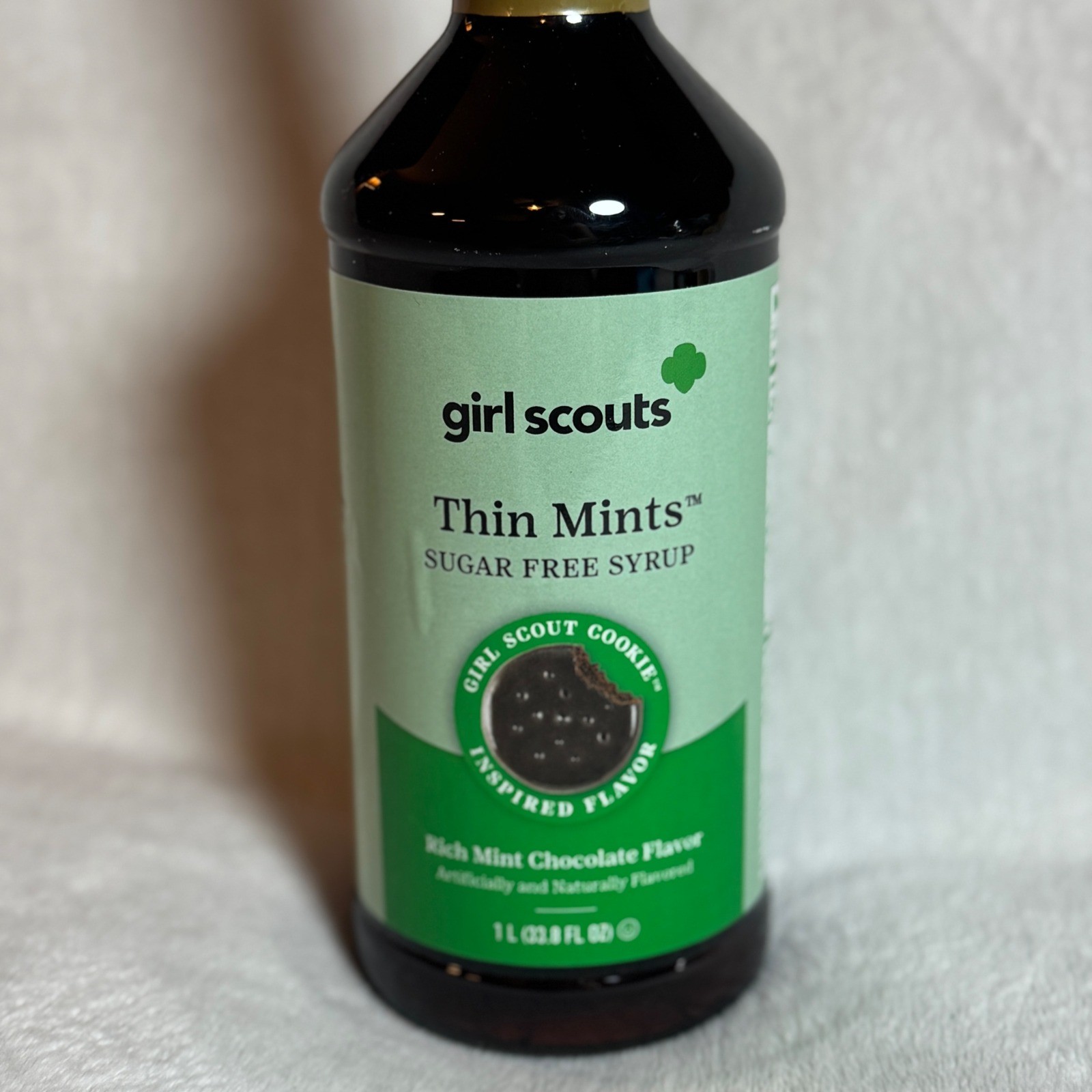 Girl Scouts Cookies Inspired Flavored THIN MINTS Sugar Free Syrup 1 Liter- NEW gallery