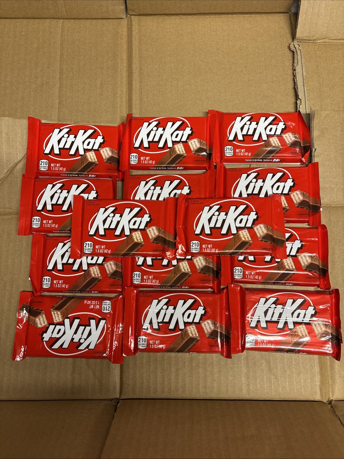 (14) kit kat candy bars , 1.5oz Per, BB 07/26 gallery